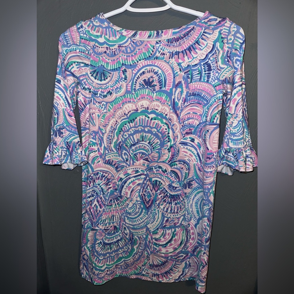 Lilly Pulitzer Dress happy as a clam print